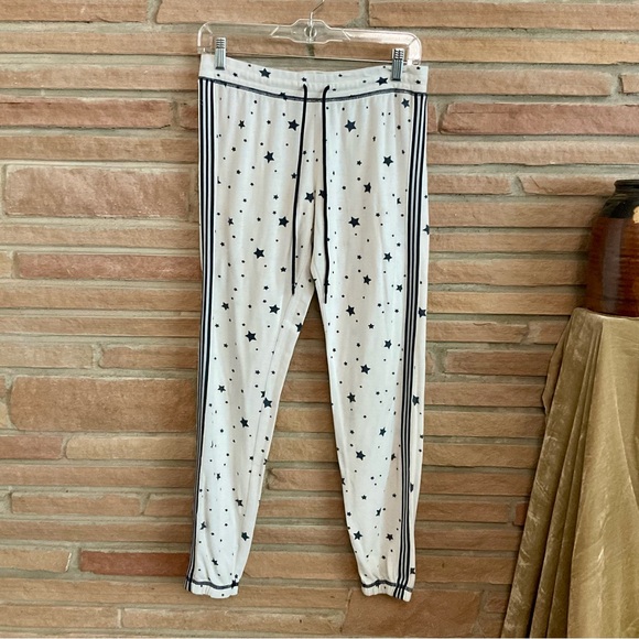PJ Salvage Other - PJ Salvage White Navy Star Pajama Pants Medium